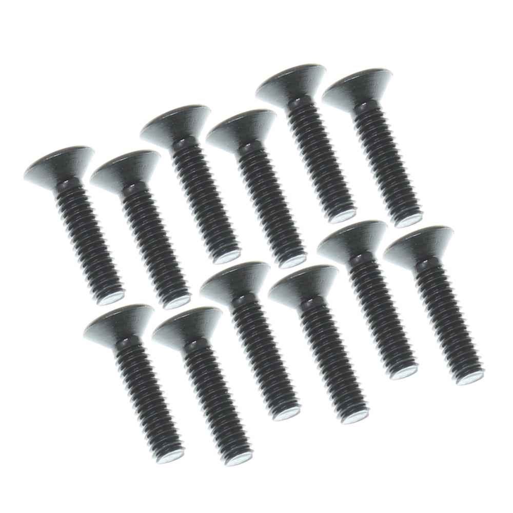 4x16mm Countersunk Hex Machine Thread Screws (12pcs)